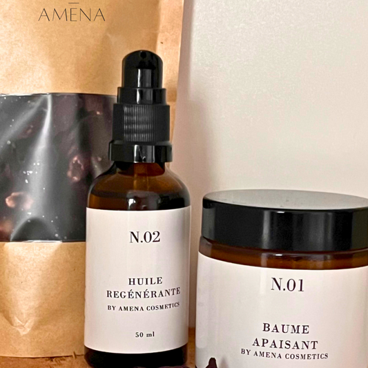 Rituel Nectar & Harmonie, la routine complète : Baume, Huile & Thé Hibiscus